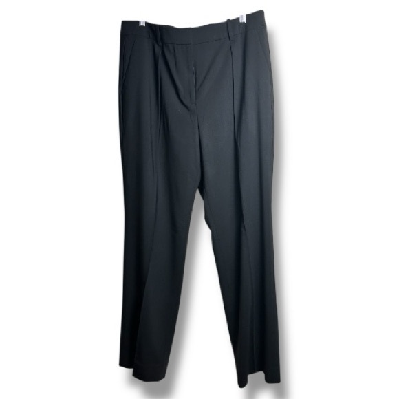 J Crew Black Portia pant in Italian bi-stretch wool blend| size 10 - Picture 5 of 9